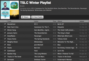 TSLC Winter Playlist